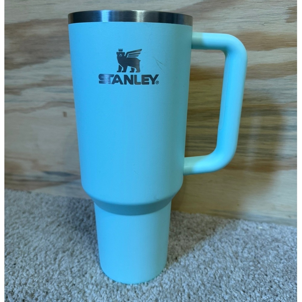 Stanley 40oz Insulated Tumbler Cup No Lid Blue Handle